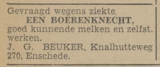 Knalhutteweg 270 J.G. Beuker advertentie Tubantia 22-3-1941.jpg