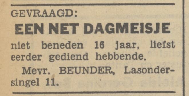 Lasondersingel 11 Mevr. Beunder advertentie Tubantia 26-11-1937.jpg