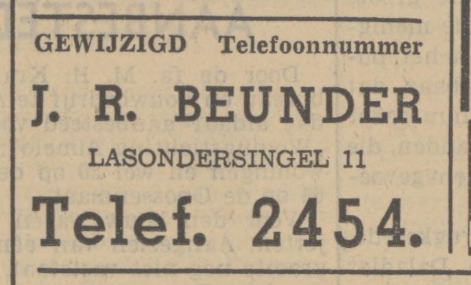 Lasondersingel 11 J.R. Beunder advertentie Tubantia 30-9-1938.jpg