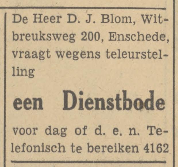 Witbreuksweg 200  D.J. Blom advertentie Tubantia 21-5-1949.jpg