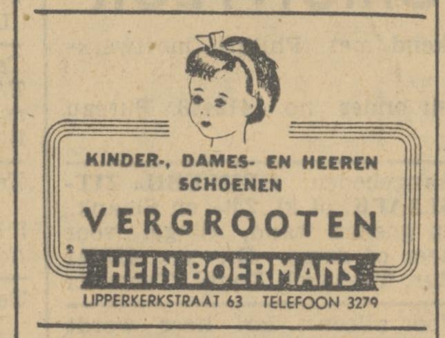 Lipperkerkstraat 63  Hein Boermans schoenen advertentie Tubantia 27-1-1941.jpg