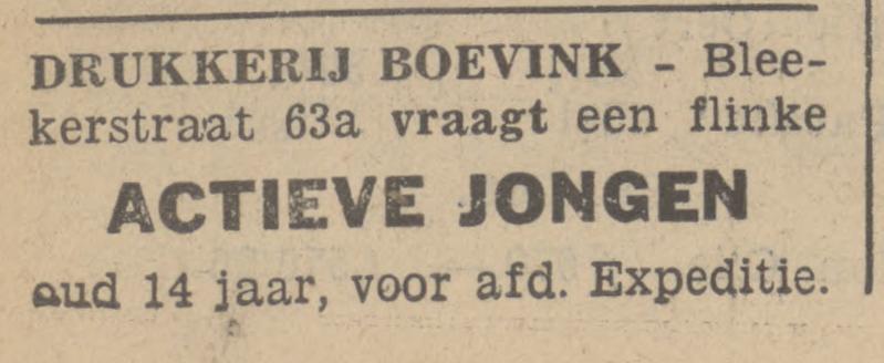 Blekerstraat 63a Drukkerij Boevink advertentie Tubantia 23-2-1932.jpg