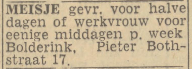 Pieter Bothstraat 17 Bolderink advertentie Twentsch nieuwsblad 21-1-1944.jpg