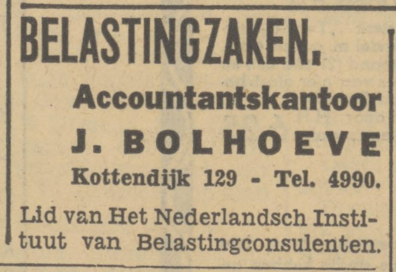 Kottendijk 129 J. Bolhove Accountantskantoor advertentie Tubantia 4-6-1935.jpg