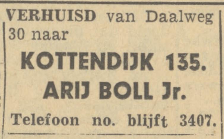 Kottendijk 135 A. Boll advertentie Twentsch nieuwsblad 24-1-1944.jpg