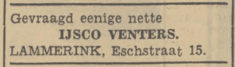 Eschstraat 15  Lammerink  advertentie Tubantia 8-5-1940.jpg