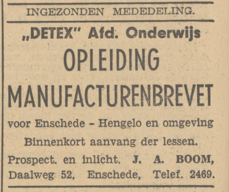 Daalweg 52 J.A. Boom advertentie Tubantia 18-9-1948.jpg