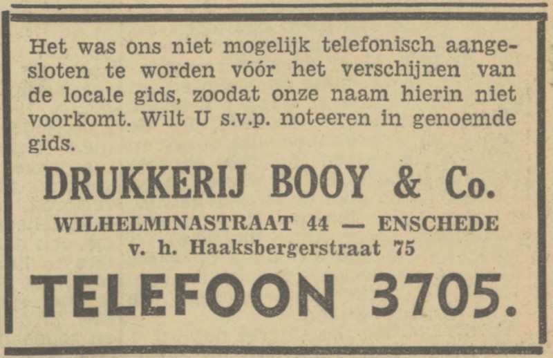 Wilhelminastraat 44 Booy & Co. Drukkerij advertentie Tubantia 18-12-1946.jpg
