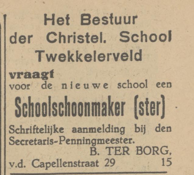 Van der Capellenstraat 29 B. ter Borg advertentie Tubantia 5-8-1929.jpg