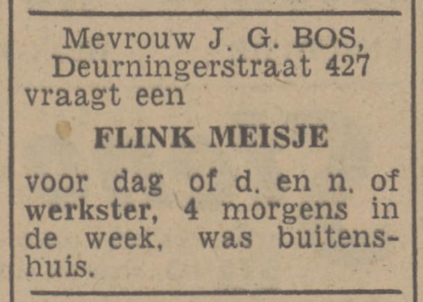 Deurningerstraat 427 J.G. Bos advertentie Tubantia 8-1-1948.jpg