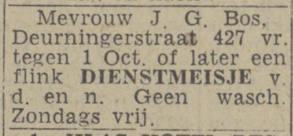 Deurningerstraat 427 J.G. Bos advertentie Twentsch nieuwsblad 23-9-1943.jpg