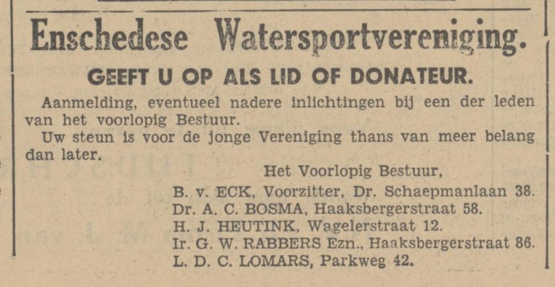 Haaksbergerstraat 58 Dr. A.C. Bosma advertentie Tubantia 24-12-1935.jpg