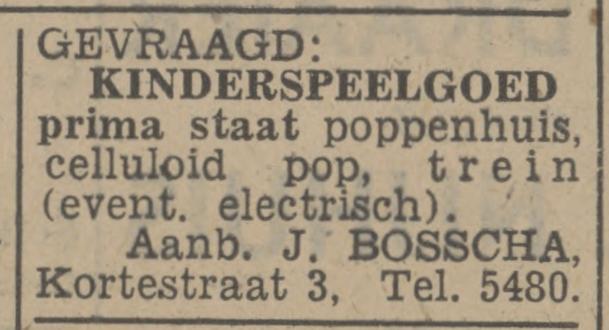 Kortestraat 3 J. Bosscha advertentie Tubantia 3-12-1947.jpg