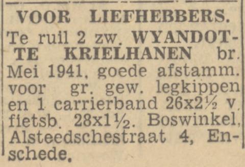 Alsteedsestraat 4 Boswinkel advertentie Twentsch nieuwsblad 17-1-1944.jpg