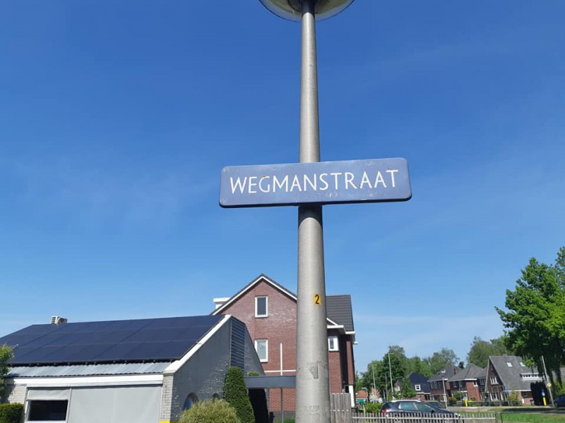 Wegmanstraat straatnaambord.jpg