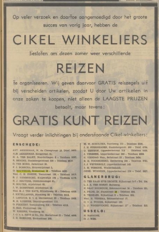 Bremstraat 28 G. Bouwhuis advertentie Tubantia 1-3-1938.jpg