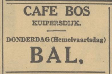 Kuipersdijk cafe Bos Hemelvaartsdag advertentie Tubantia 24-5-1933.jpg