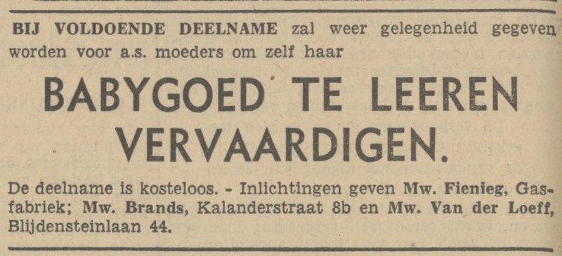 Kalanderstraat 8b Mevr. Brands advertentie Tubantia 4-11-1935.jpg