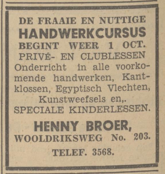 Wooldriksweg 203 Henny Broeradvertentie Tubantia 26-9-1936.jpg