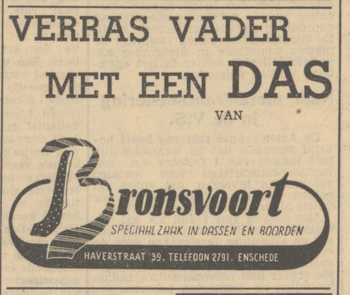 Haverstraat 39 Bronsvoort advertentie Tubantia 14-6-1951.jpg