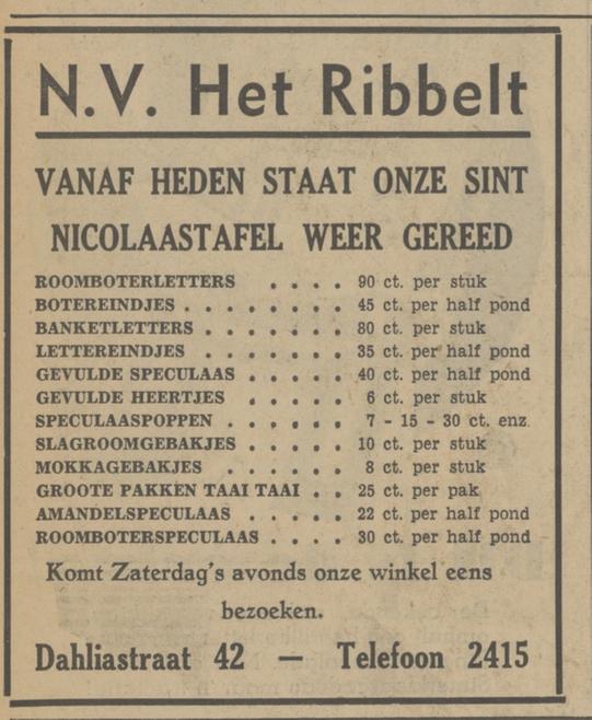 Dahliastraat 42 N.V. Het Ribbelt advertentie Tubantia 24-11-1939.jpg