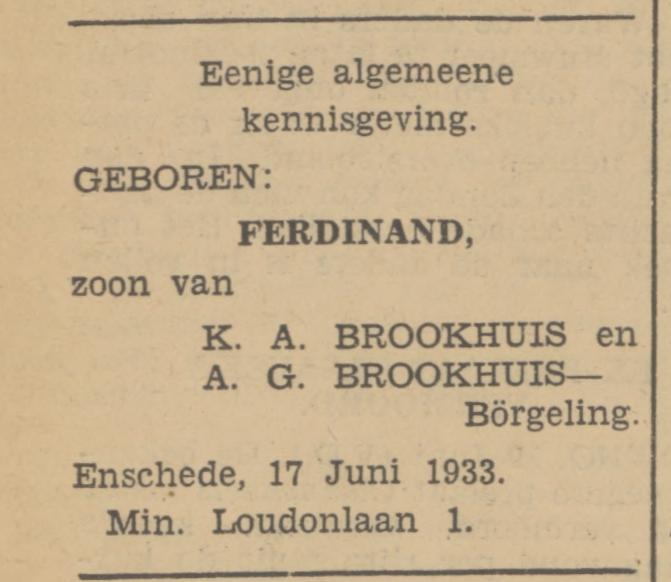 Minister Loudonlaan 1 K.A. Brookhuis advertentie Tubantia 19-6-1933.jpg