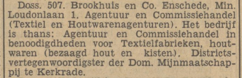Minister Loudonlaan 1 Brookhuis en Co. krantenbericht 1-9-1936.jpg