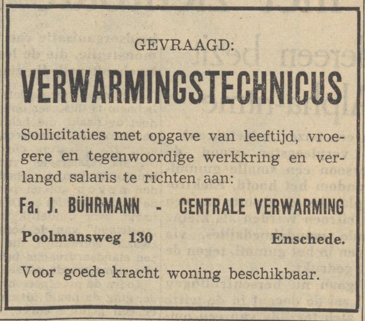 Poolmansweg 130  Fa, J. Bührmann advertentie Trouw 13-5-1957.jpg