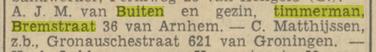 Bremstraat 36 A.J.M. van Buiten timmerman krantenbericht Tubantia 4-1-1938.jpg