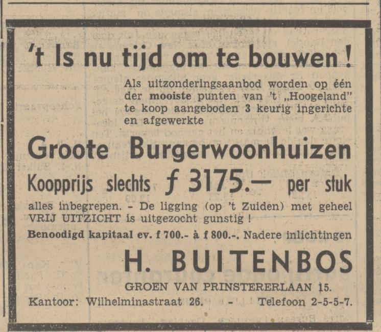 Groen van Prinstererlaan 15 H. Buitenbos advertentie Tubantia 10-7-1936.jpg