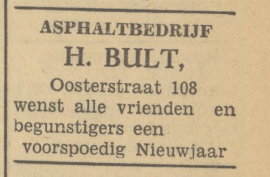 Oosterstraat 108 Asphaltbedrijf H. Bult advertentie Tubantia 31-12-1948.jpg