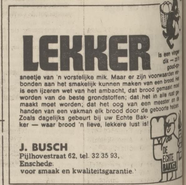 Pijlhovestraat 62 J.B. Busch Bakkerij  advertentie Tubantia 18-3-1975.jpg