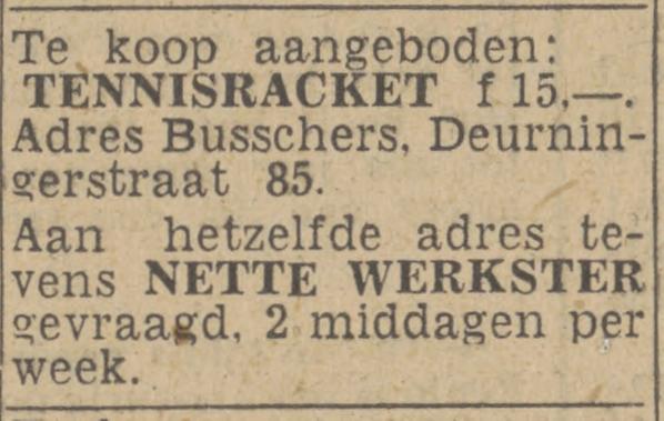 Deurningerstraat 85 Busschers advertentie Twentsch nieuwsblad 7-5-1943.jpg