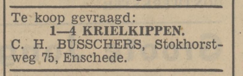 Stokhorstweg 75 C.H. Busschers advertentie Tubantia 6-9-1941.jpg