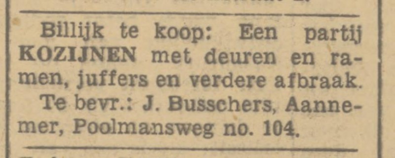 Poolmansweg 104 J. Busschers aannemer advertentie Tubantia 28-3-1933.jpg