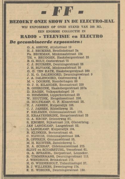 Deurningerstraat 28 C.J. Buursen radio advertentie Tubantia 25-8-1951.jpg