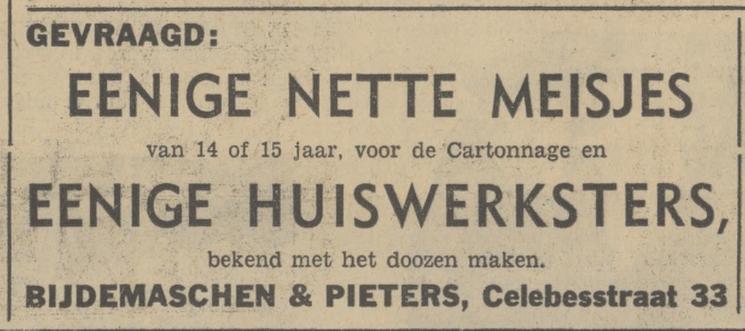Celebesstraat 33 Bijdemaschen & Pieters Cartonnage advertentie Tubantia 16-9-1939.jpg
