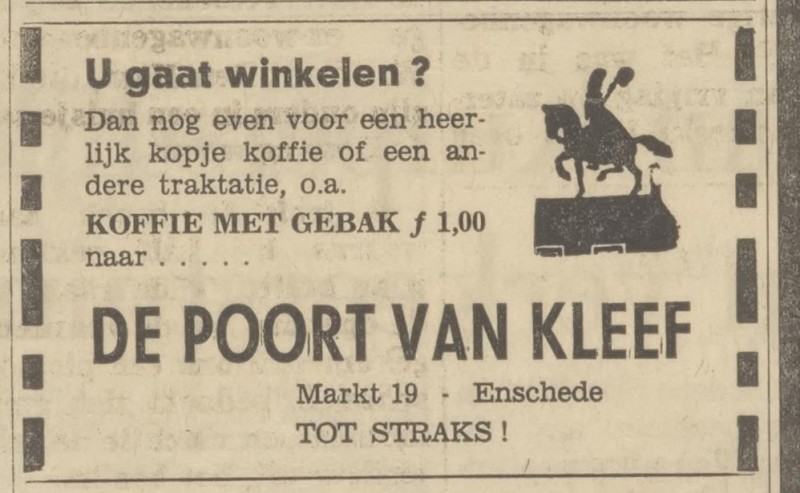 Markt 19 Poort van Kleef advertentie Tubantia 2-12-1968.jpg