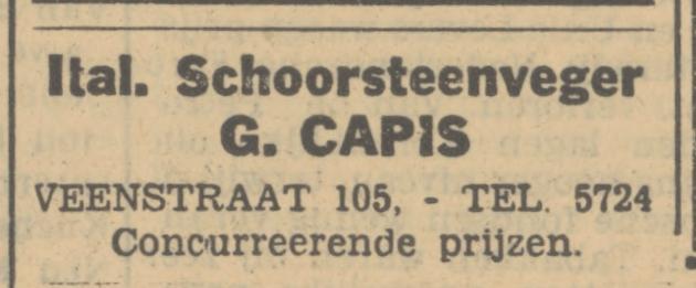 Veenstraat 105 G. Capis schoorsteenbeger advertentie Tubantia 4-12-1933.jpg
