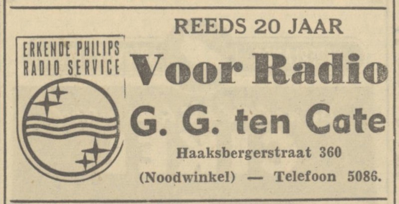 Haaksbergerstraat 360 G.G. ten Cate advertentie Tubantia 25-10-1949.jpg