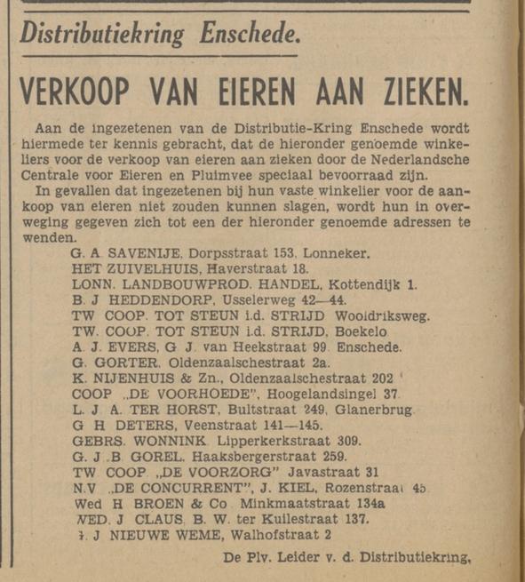 B.W. ter Kuilestraat 137 Wed. J. Claus advertentie Tubantia 7-3-1942.jpg