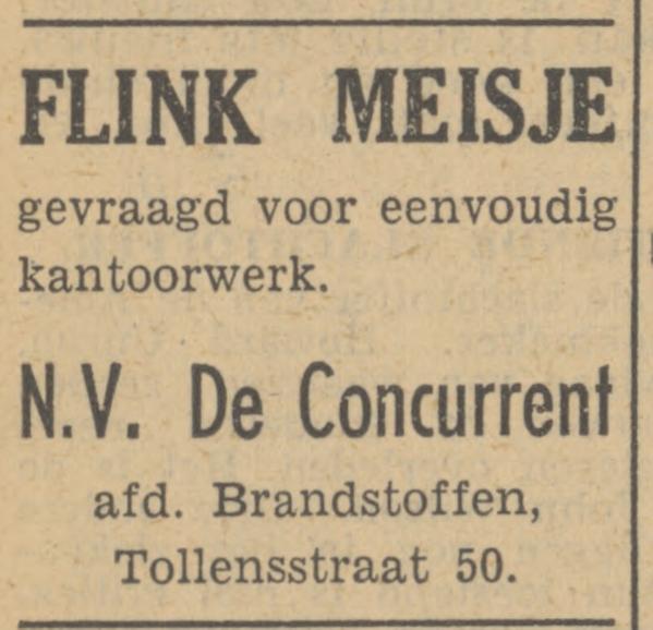 Tollensstraat 50 N.V. De Concurrent advertentie Tubantia 8-9-1949.jpg