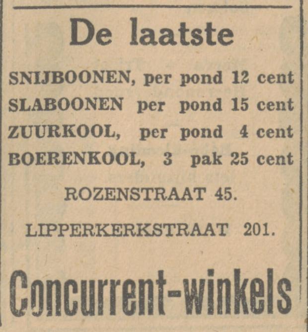 Rozenstraat 45 Concurrent winkerl advertentie Tubantia 24-4-1931.jpg
