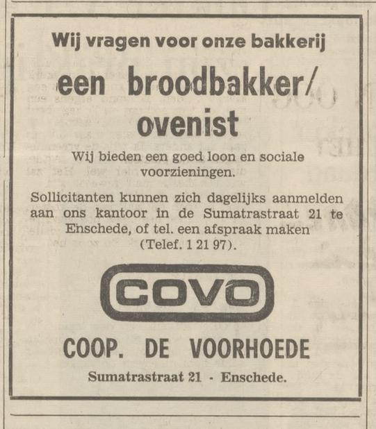 Sumatrastraat 21 Coöp. De Voorhoede advertentie Tubantia 5-8-1967.jpg