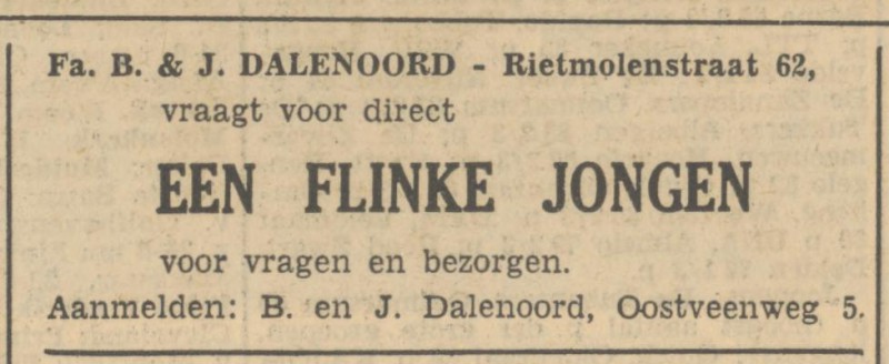 Rietmolenstraat 62 Fa. B. & J. Dalenoord advertentie Tubantia 25-6-1951.jpg
