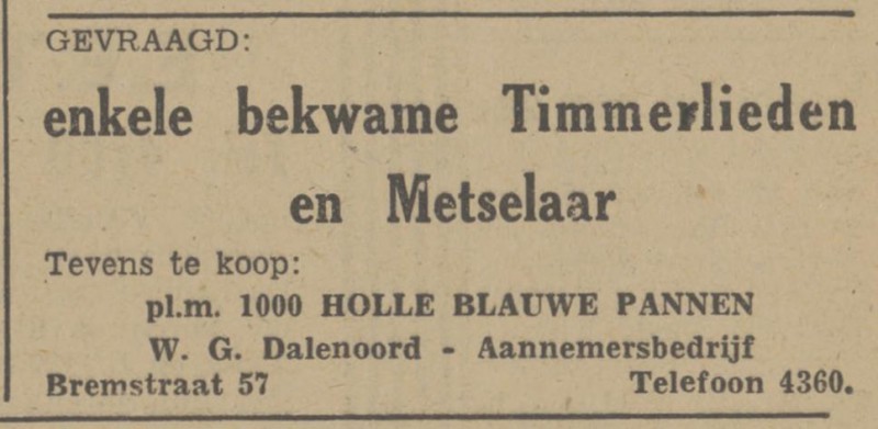 Bremstraat 57 W.G. Dalenoord advertentie Tubantia 4-8-1948.jpg