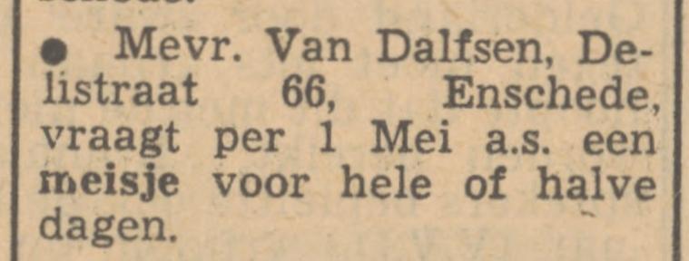 Delistraat 66 Mevr. van Dalfsen advertentie Tubantia 31-3-1949.jpg