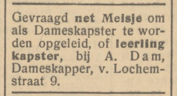 Van Lochemstraat 9 A. Dam Dameskapper advertentie Het Parool 27-6-1945.jpg