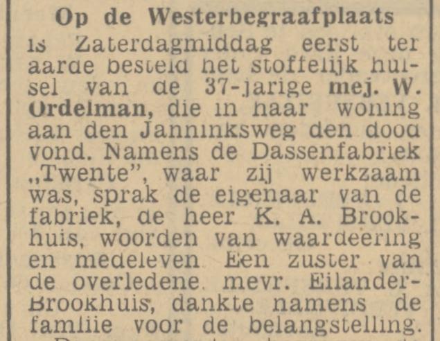 Dassenfabriek Twente K.A. Brookhuis krantenbericht Twentsch nieuwblad 28-2-1944.jpg