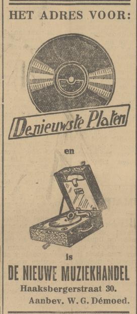 Korte Haaksbergerstraat 30 W.G. Demoed advertentie Tubantia 9-2-1932.jpg